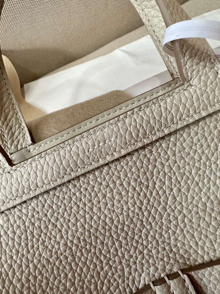 Replica Hermes Halzan White - near-authentic luxury replica handbag