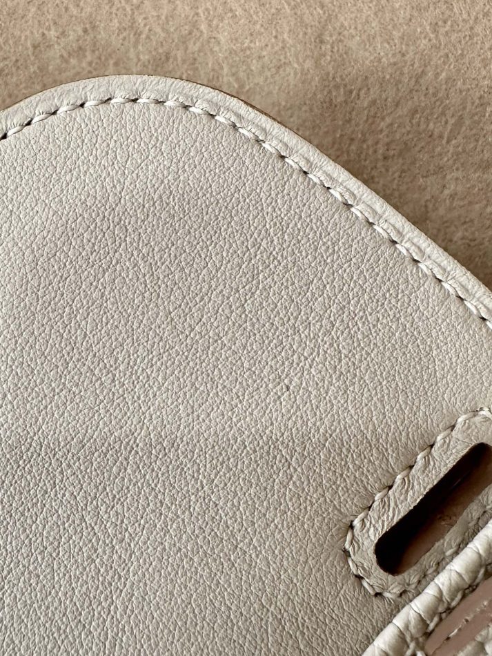 Replica Hermes Halzan White - best-selling designer handbag dupe