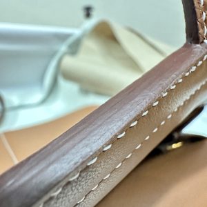 Replica Hermes Halzan Brown - near-authentic luxury replica handbag