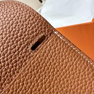 Replica Hermes Halzan Brown - premium-grade designer purse dupe