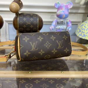 Replica Louis Vuitton Speedy Nano Brown - authentic-look luxury purse replica