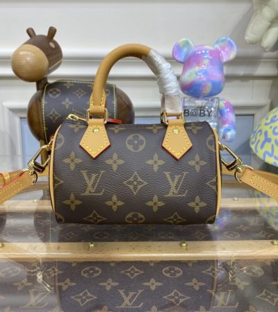 Replica Louis Vuitton Speedy Nano Brown - ultra-realistic fake designer tote