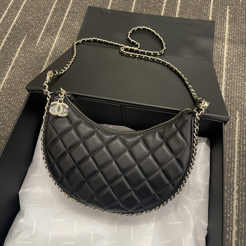 Replica CHANEL 23P Crescent Bag - near-authentic luxury replica handbag