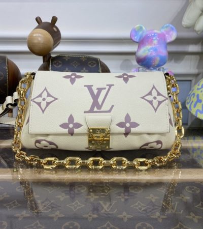 Replica Louis Vuitton Favorite Purple White - realistic designer-inspired fake bag