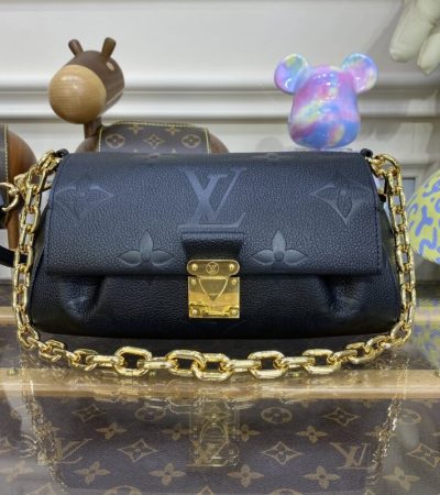 Replica Louis Vuitton Favorite Black - ultra-realistic fake designer tote