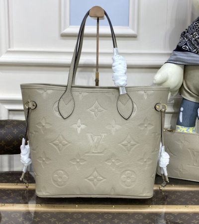 Replica Louis Vuitton Neverfull MM Beige - high-end fake designer purse