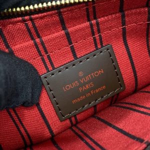 Replica Louis Vuitton Neverfull MM Grid Red Inside - top-tier luxury replica shoulder bag