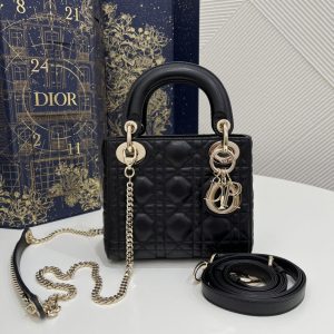 Replica Lady Dior Mini Black - elite superclone designer purse
