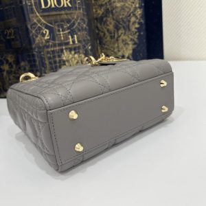 Replica Lady Dior Mini Stone Grey - best-selling designer handbag dupe