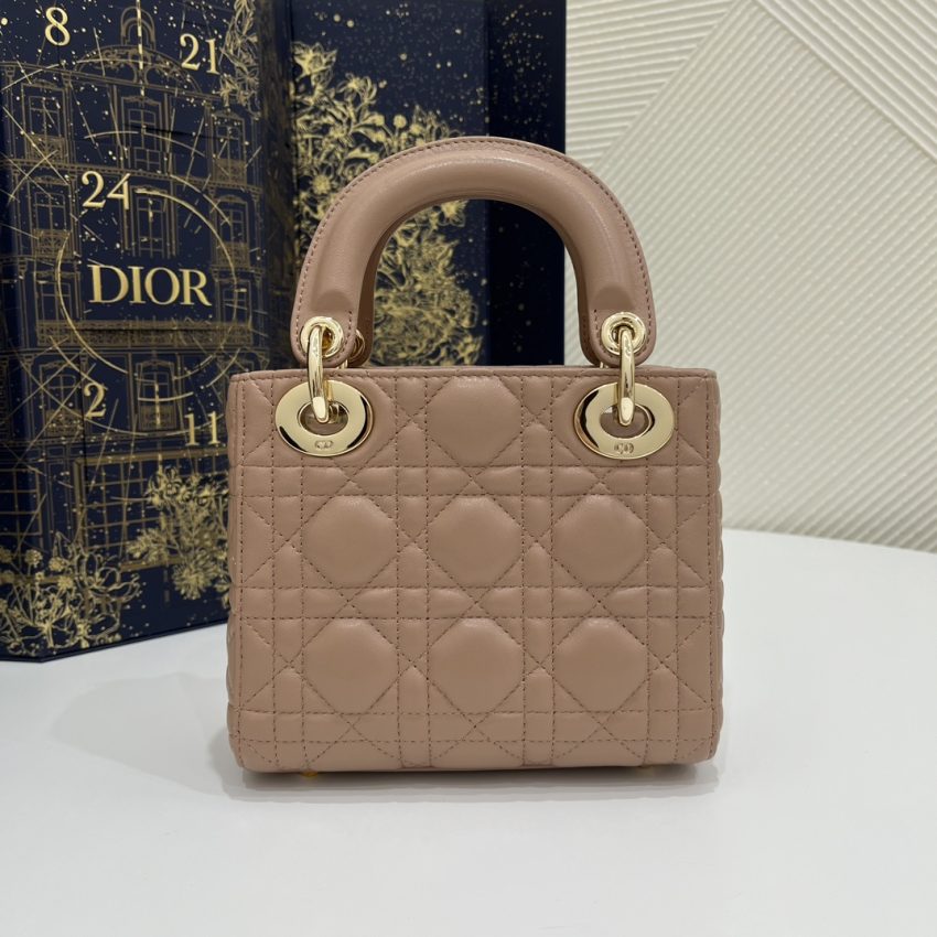 Replica Lady Dior Mini Apricot - high-accuracy replica luxury purse