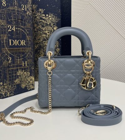 Replica Lady Dior Mini Blue - realistic designer-inspired fake bag