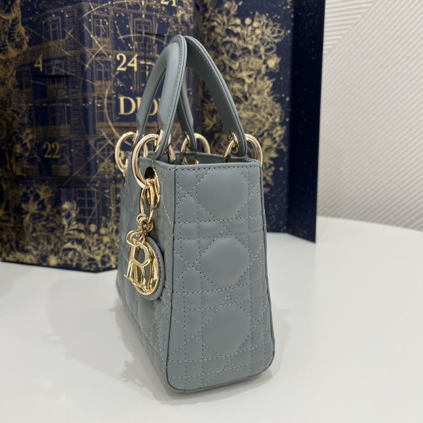 Replica Lady Dior Mini Cloud Grey - best-selling designer handbag dupe