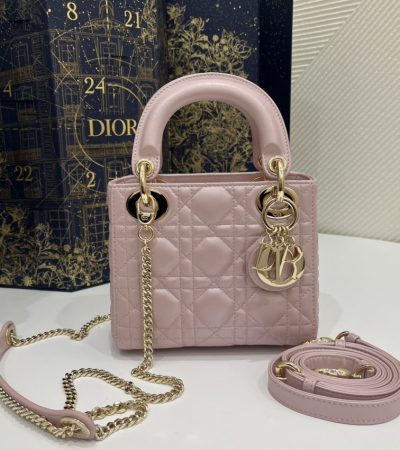 Replica Lady Dior Mini Pink - elite superclone designer purse