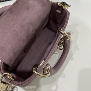 Replica Dior Lady D-Joy Mini Bag Purple - high-end fake designer purse