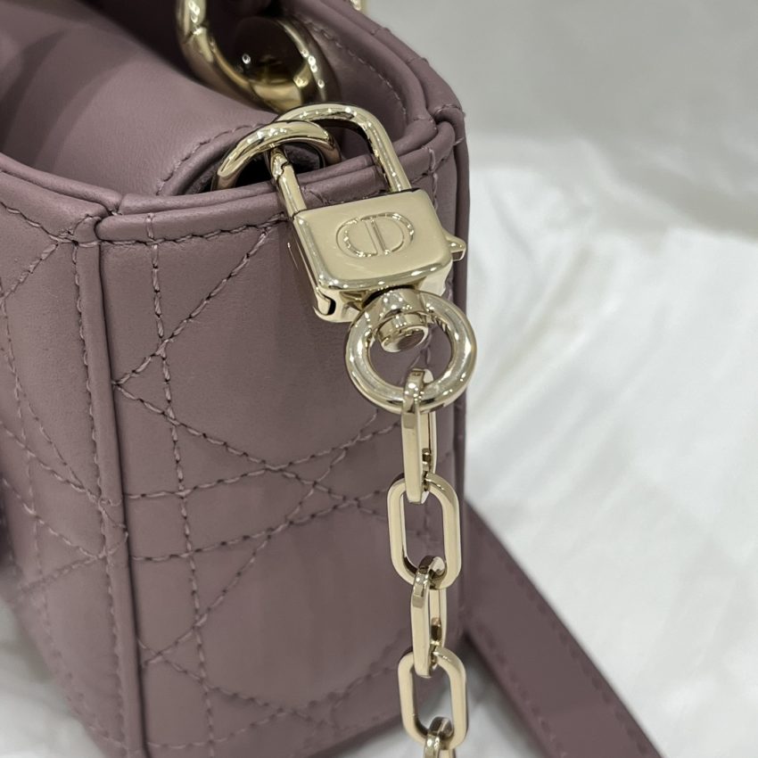 Replica Dior Lady D-Joy Mini Bag Purple - high-quality designer bag clone
