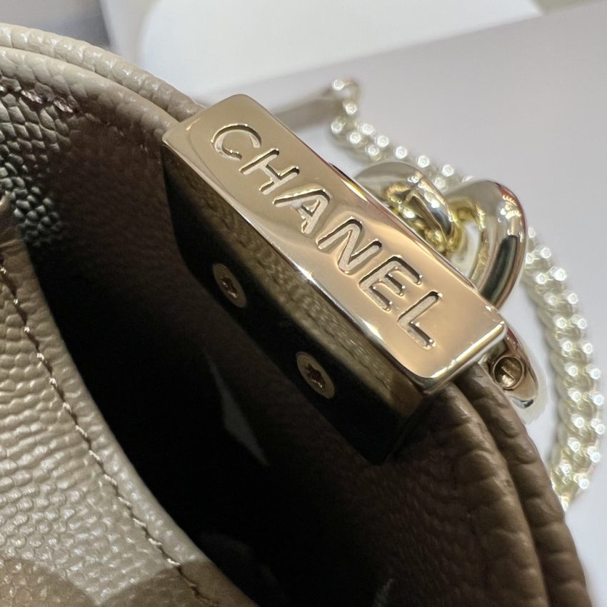 Replica CHANEL Le Boy Milk Tea - best quality luxury bag dupe