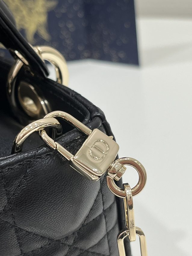 Replica Dior Lady D-Joy Bag Black - top-rated replica designer bag