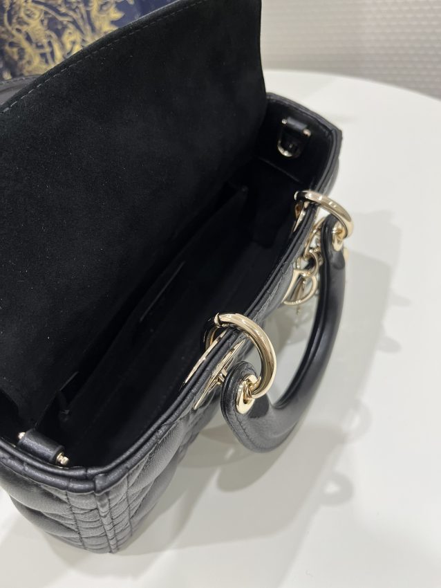Replica Dior Lady D-Joy Bag Black - top-rated replica designer bag