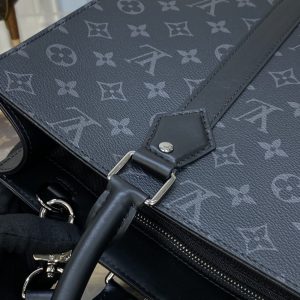Replica Louis Vuitton Sac Plat M Black - ultra-realistic fake designer tote