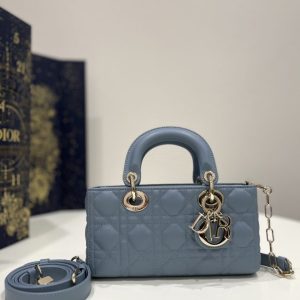 Replica Dior Lady D-Joy Bag Blue - top-tier luxury replica shoulder bag