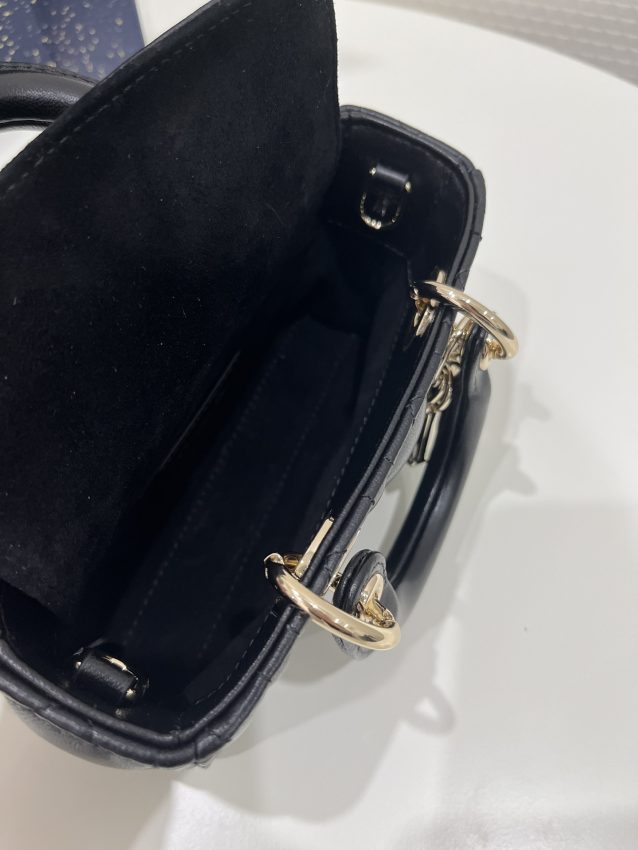 Replica Dior Lady D-Joy Mini Bag Black - realistic designer-inspired fake bag