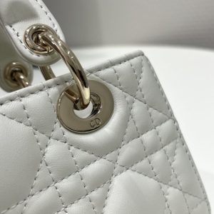 Replica Lady D-Joy Mini Bag White - premium-grade designer purse dupe