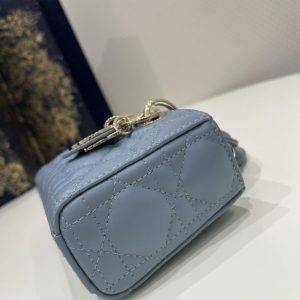 Replica Dior Lady D-Joy Mini Bag Blue - 1:1 designer replica handbag