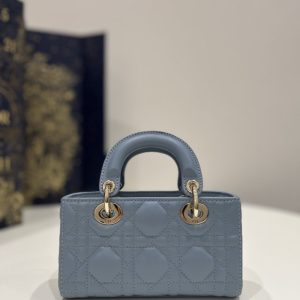 Replica Dior Lady D-Joy Mini Bag Blue - high-accuracy replica luxury purse