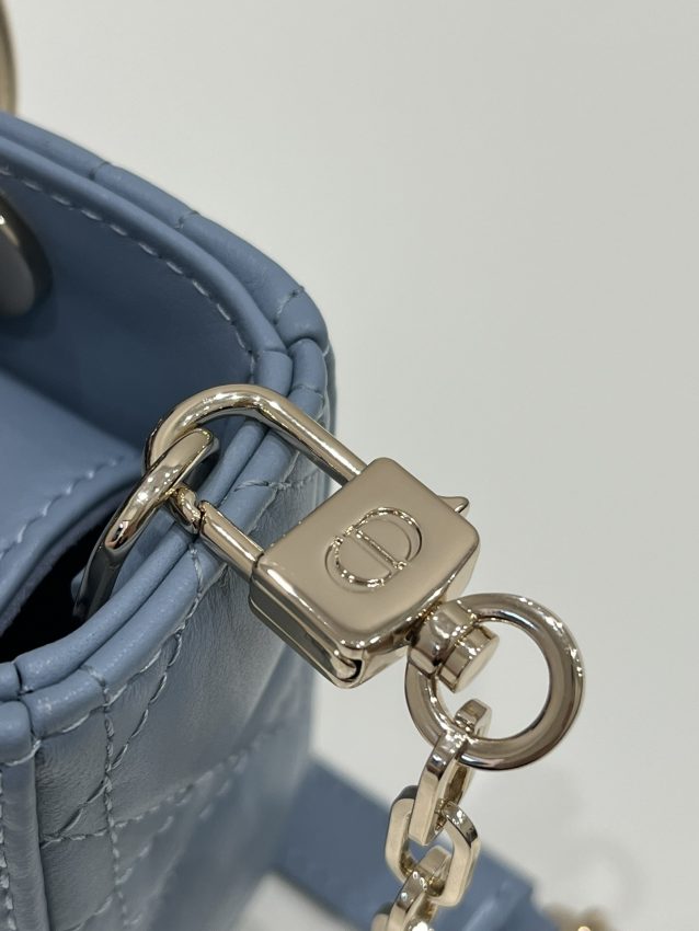 Replica Dior Lady D-Joy Mini Bag Blue - authentic-look luxury purse replica
