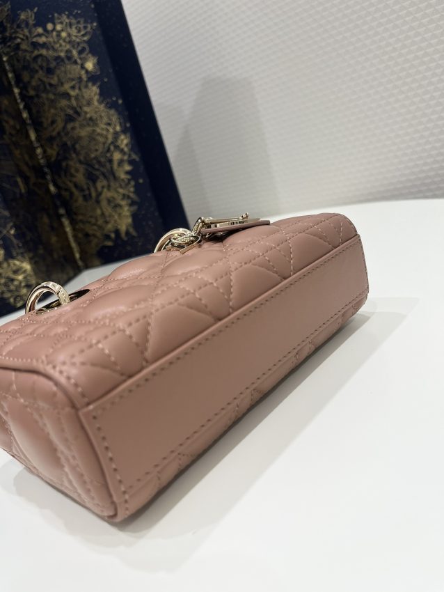 Replica Dior Lady D-Joy Mini Bag Blush - 1:1 designer replica handbag