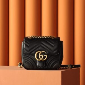 Replica Gucci GG Marmont Square Black - ultra-realistic fake designer tote