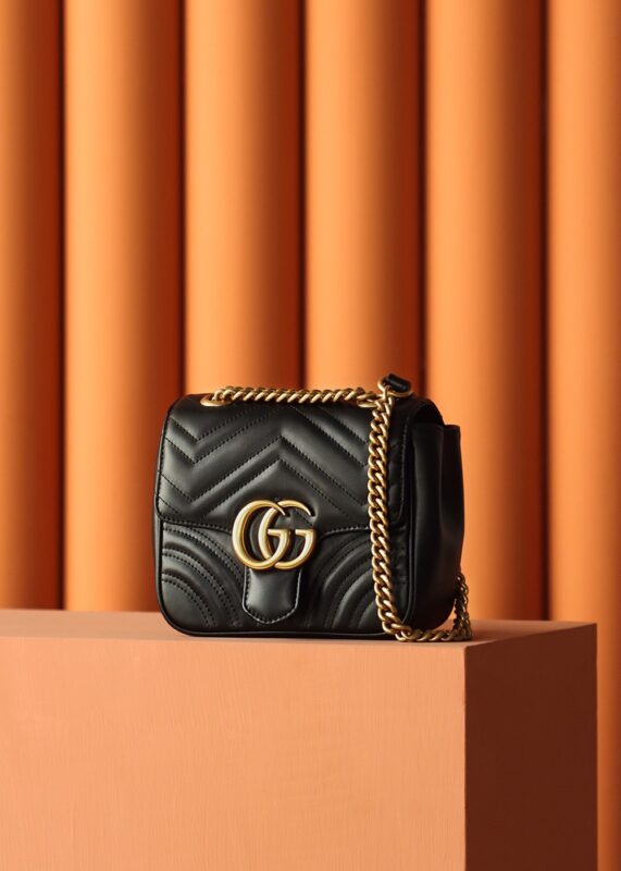 Replica Gucci GG Marmont Square Black - best-selling designer handbag dupe