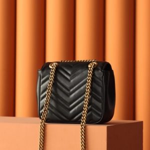 Replica Gucci GG Marmont Square Black - ultra-realistic fake designer tote