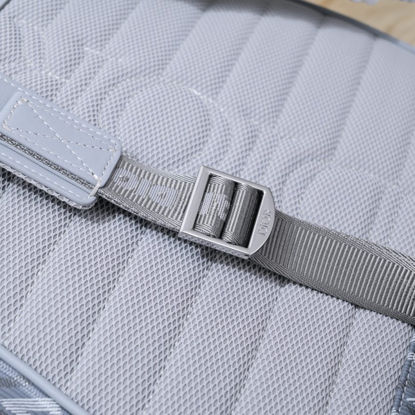 Replica Dior Hit The Road Backpack Diamond Grey - 1:1 designer replica handbag