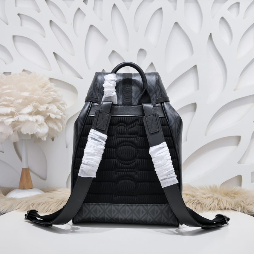 Replica Dior Hit The Road Backpack Diamond Black - premium-grade designer purse dupe