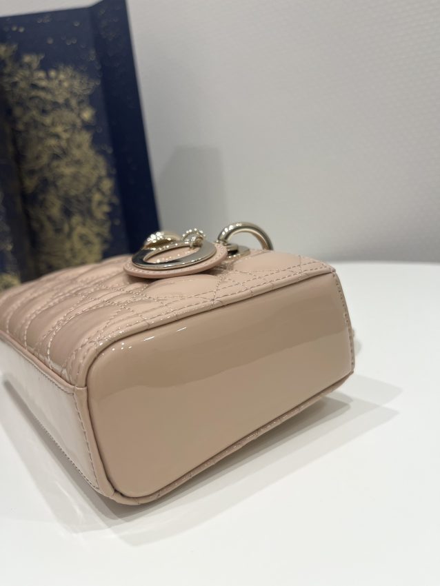 Replica Dior Lady D-Joy Bag Caramel Patent - elite superclone designer purse
