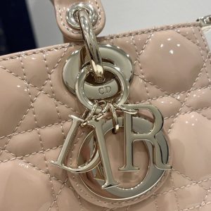 Replica Dior Lady D-Joy Bag Caramel Patent - top-tier luxury replica shoulder bag
