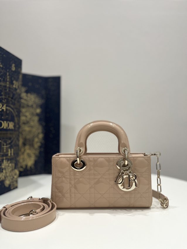 Replica Dior Lady D-Joy Bag Caramel Patent - premium-grade designer purse dupe