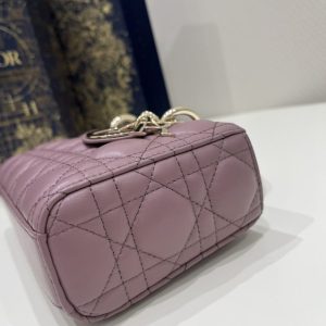 Replica Dior Lady D-Joy Bag Purple - near-authentic luxury replica handbag