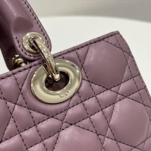 Replica Dior Lady D-Joy Bag Purple - best quality luxury bag dupe