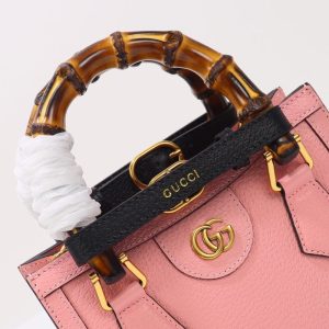 Replica Gucci Diana Small Tote Pink - 1:1 designer replica handbag