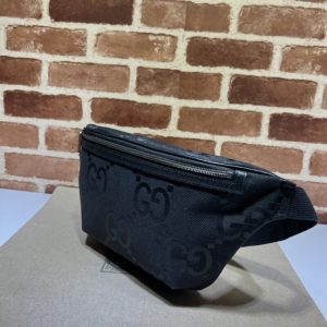 Replica Gucci Double G Waist Bag Black - premium 1:1 fake handbag model