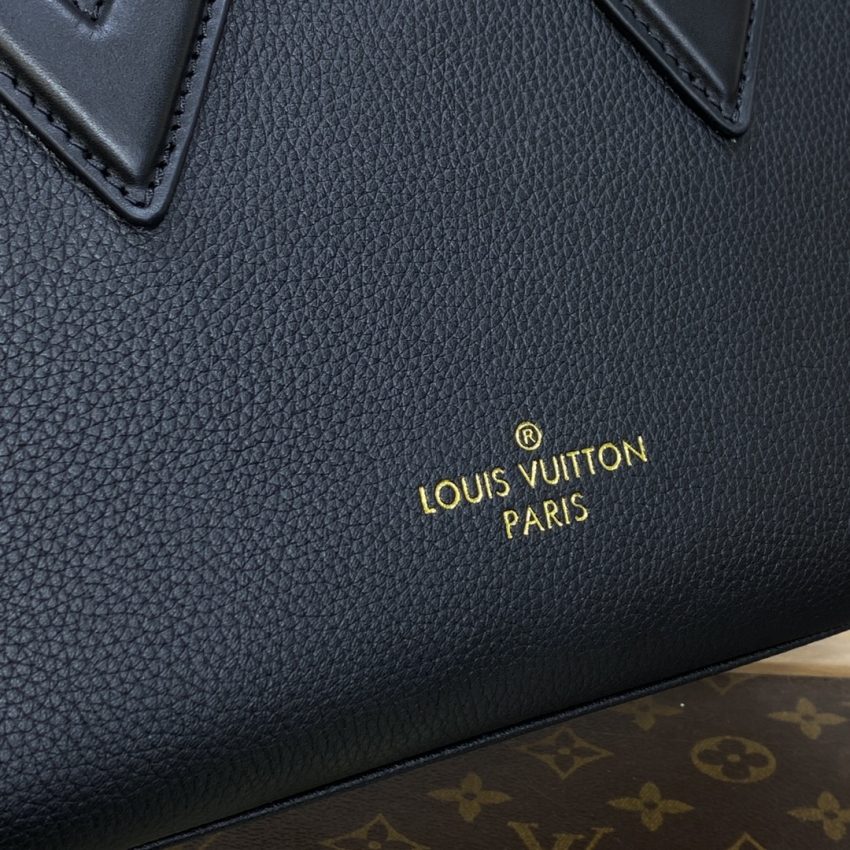 Replica Louis Vuitton On My Side PM Full Black - high-accuracy replica luxury purse