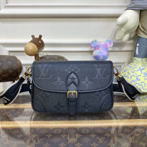 Replica Louis Vuitton Nano Diane Satchel Black - top-tier luxury replica shoulder bag