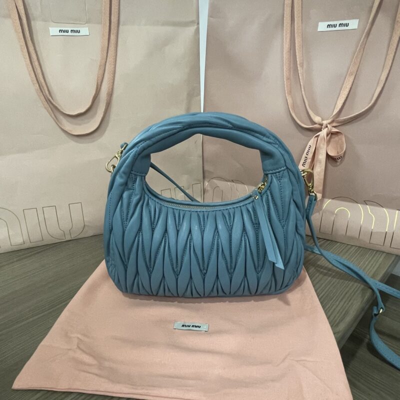 Replica Miu Miu Wander Blue - near-authentic luxury replica handbag