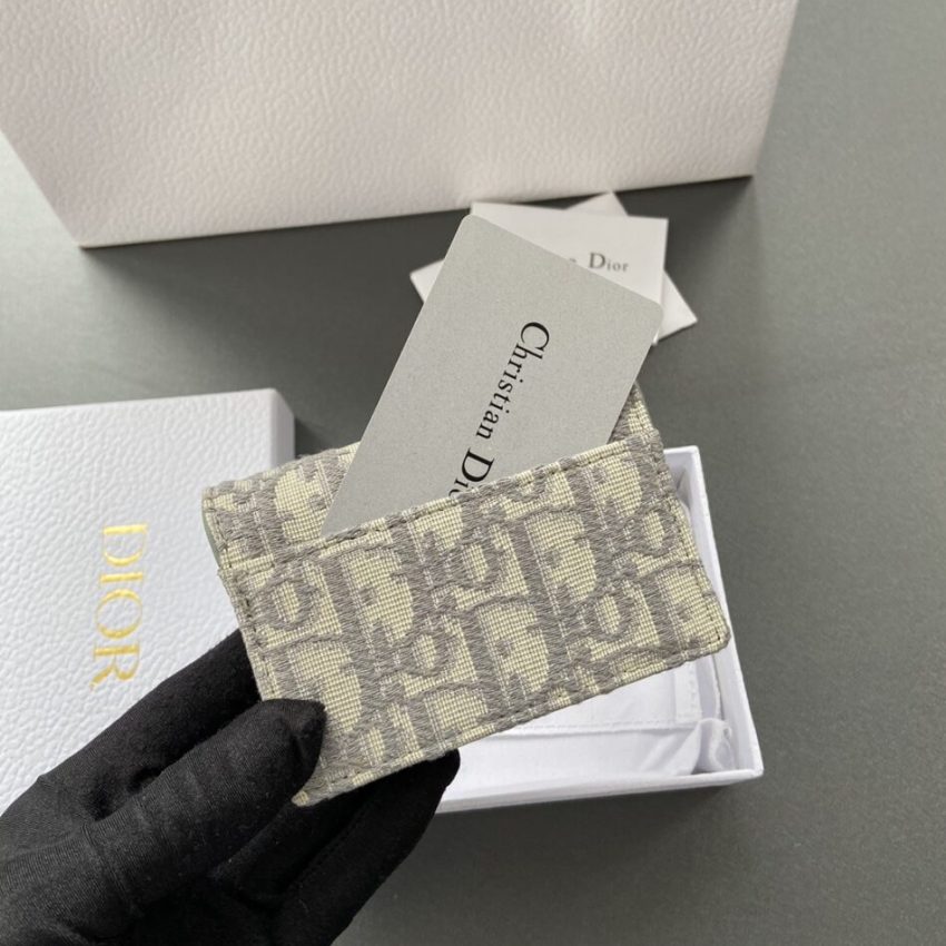 Replica Dior Bloom Card Holder Beige - high-quality designer bag clone