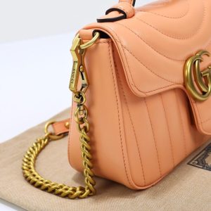 Replica Gucci GG Marmont Top Handle Apricot - best-selling designer handbag dupe