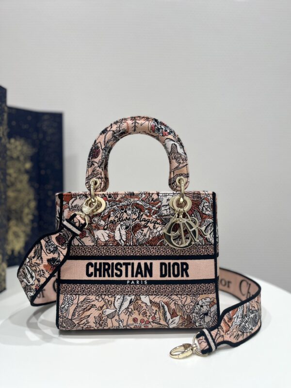Replica Lady Dior D-Lite Flower - top-rated replica designer bag