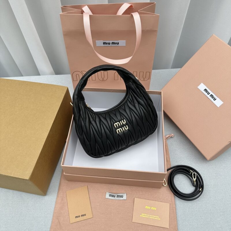 Replica Miu Miu Wander Black - premium-grade designer purse dupe