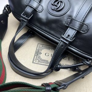Replica Gucci Luggage Bag Black - 1:1 designer replica handbag